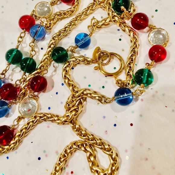 VINTAGE CHANEL GRIPOIX Sautoir NECKLACE - Picture 3 of 13